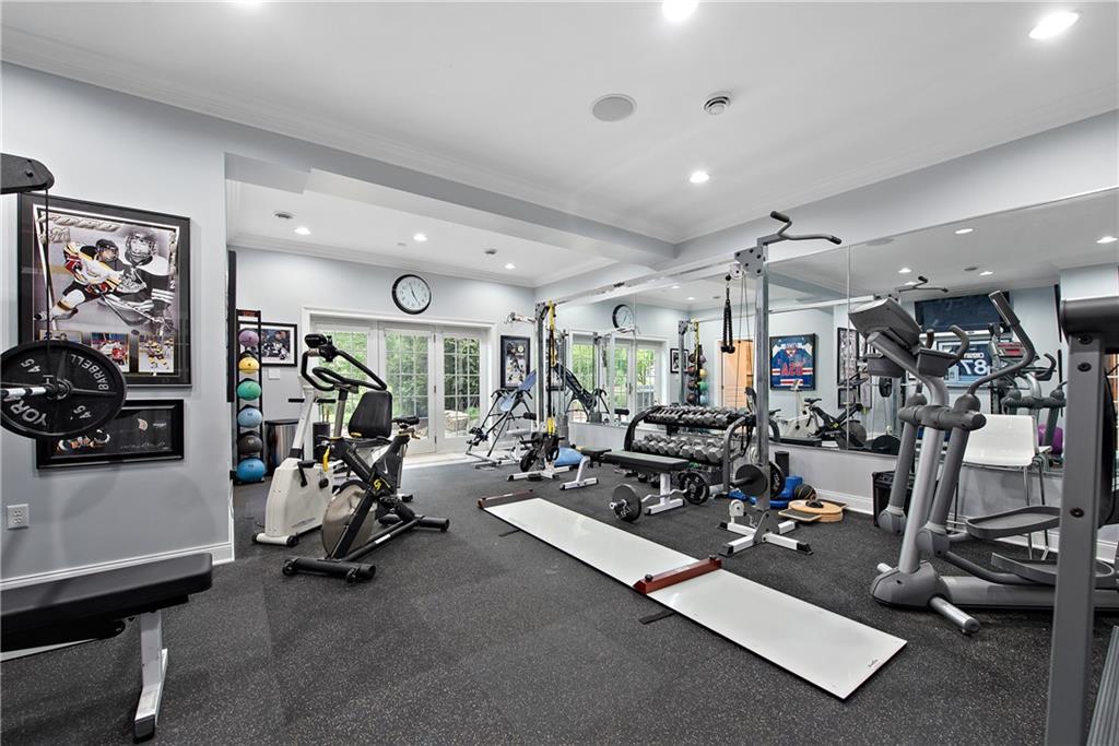 1706 Hastings Mill Road Pittsburgh, PA 15241 - Photo 22 of 25 a view of a room with gym equipment
