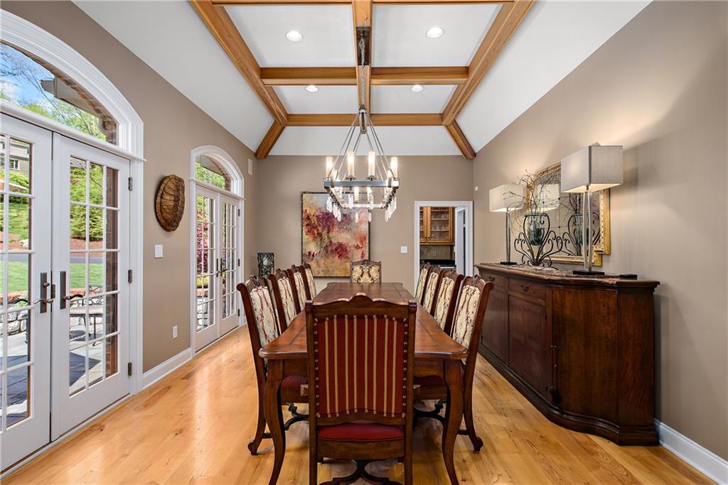 1706 Hastings Mill Road Pittsburgh, PA 15241 - Photo 6 of 25 a view of a dining room with furniture window and outside view