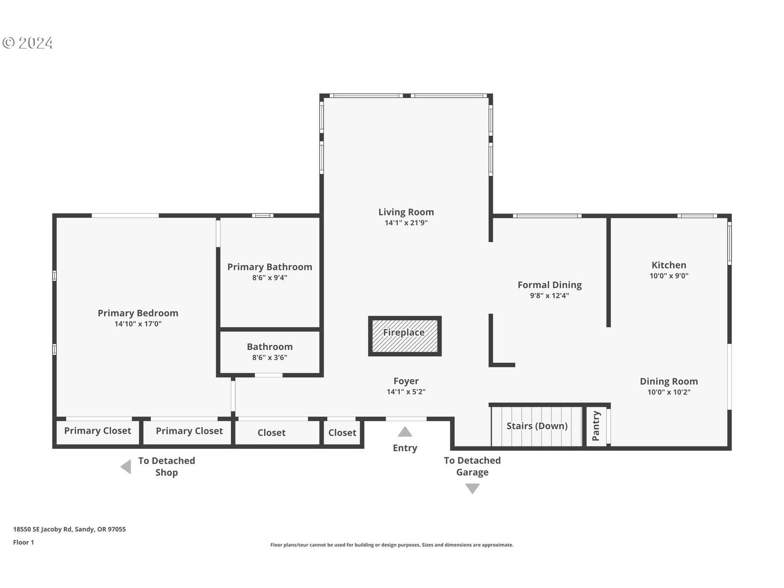 18550 Southeast Jacoby Road Sandy, OR 97055 - Photo 46 of 47 a picture of a floor plan