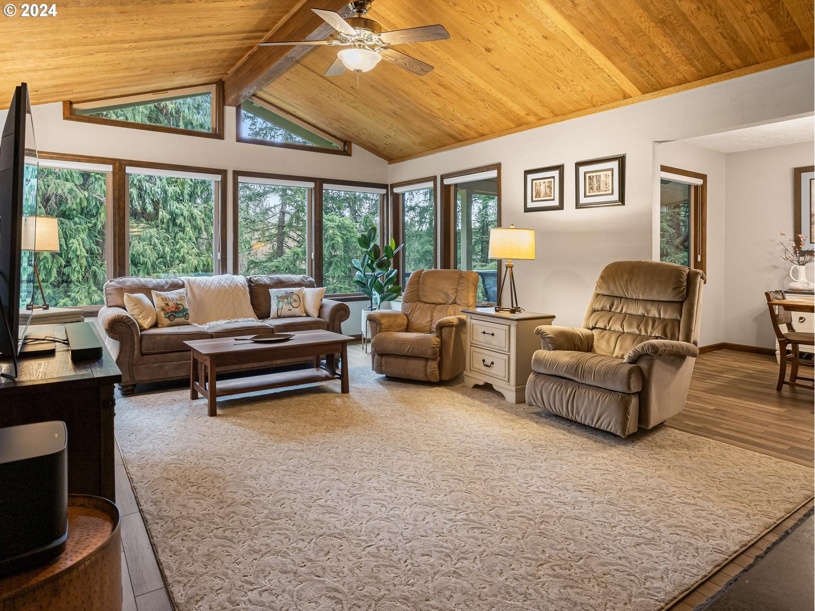 18550 Southeast Jacoby Road Sandy, OR 97055 - Photo 6 of 47 a living room with furniture and a large window