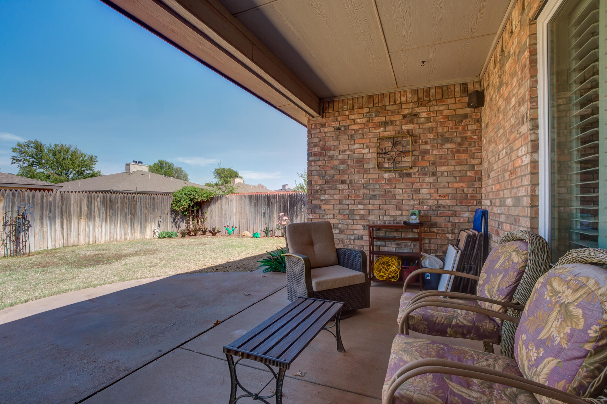6310 8th Street Lubbock, TX 79416 - Photo 42 of 45 Back Patio w/ extended concrete
