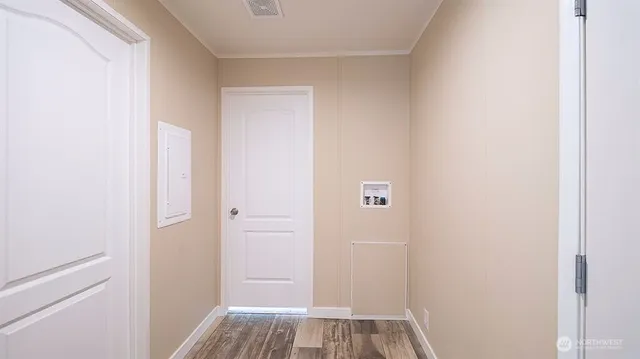 front view of a house with a outdoor space