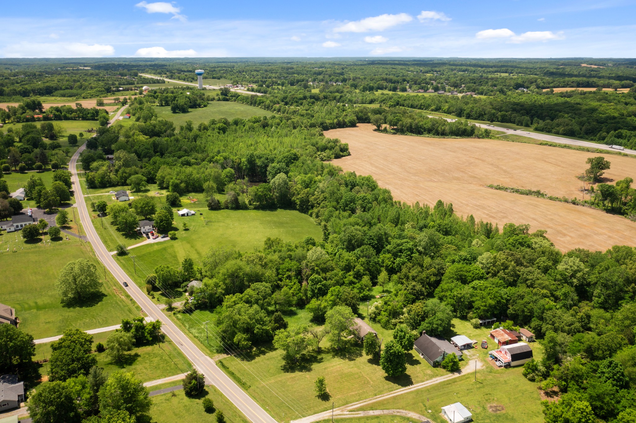 1 Tom Austin Highway Springfield, TN 37172 - Photo 4 of 15 an aerial view of residential houses with outdoor space and trees
