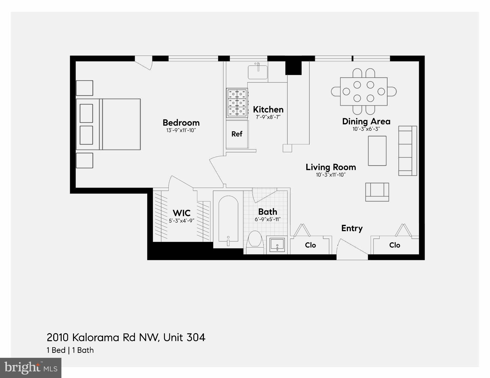 2010 Kalorama Road Northwest, Unit 304 Washington, DC 20009 - Photo 23 of 23 a picture of a cabinet with a white and white kitchen