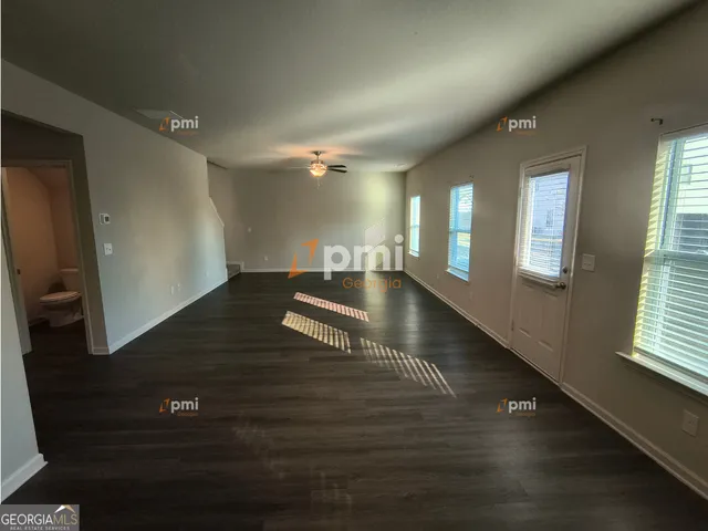 a view of an entryway of a house