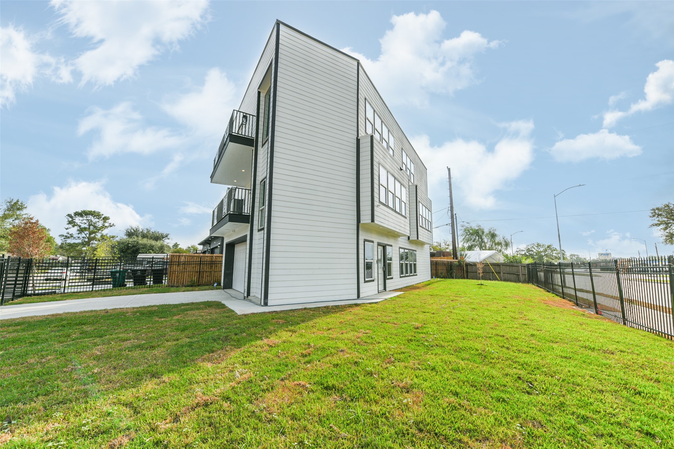 5302 Tarawa Road Houston, TX 77033 - Photo 35 of 35 This home is situated on a large corner lot, is fully fenced, has a driveway gate, and a security system with 5 cameras that the tenant can pay for separately, or can have it incorporated in the rent.