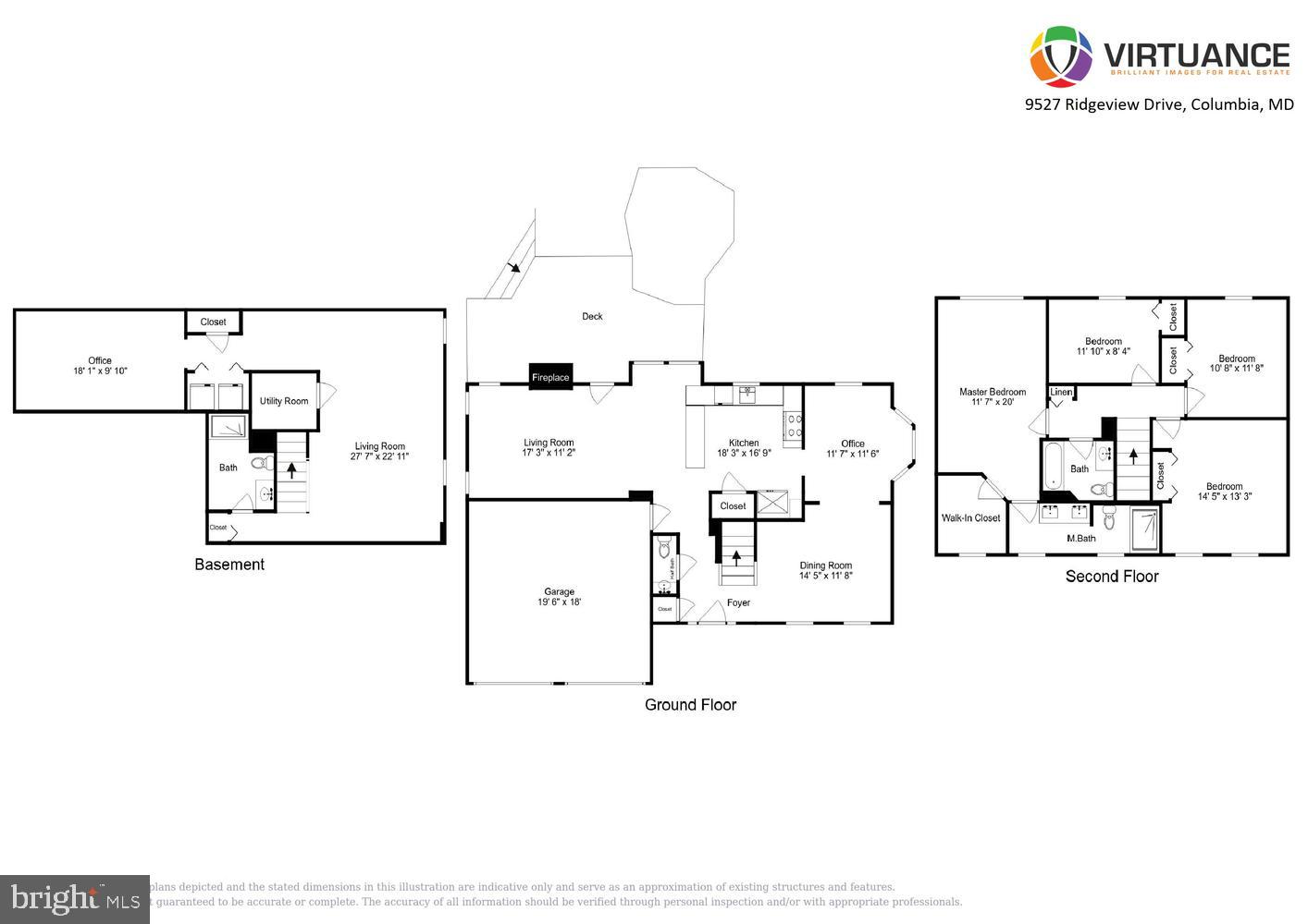 9527 Ridgeview Drive Columbia, MD 21046 - Photo 34 of 34 Floorplan
