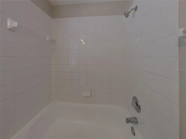 a close up of a bathtub