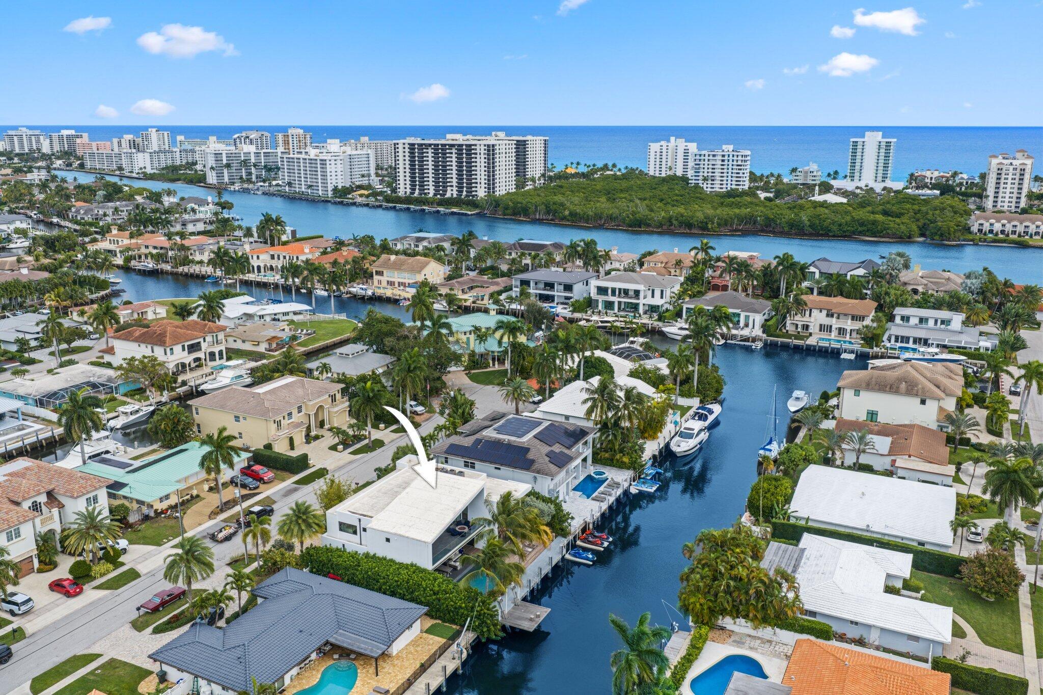 830 Northeast 71st Street Boca Raton, FL 33487 - Photo 59 of 76 Aerial View