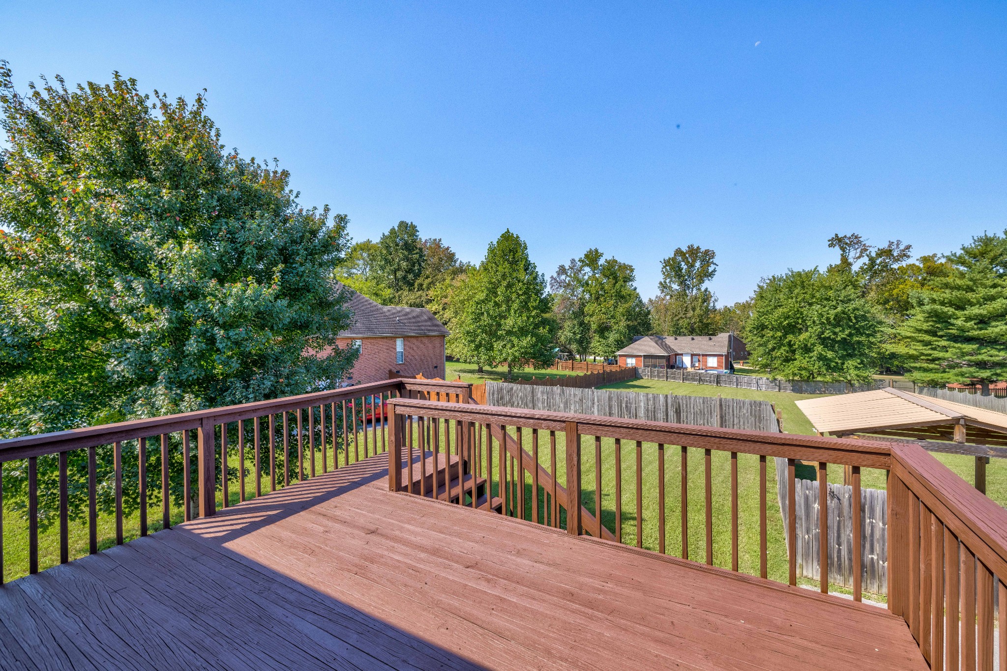 582 Cedar Grove Road Lebanon, TN 37087 - Photo 43 of 47 a balcony with wooden floor and fence