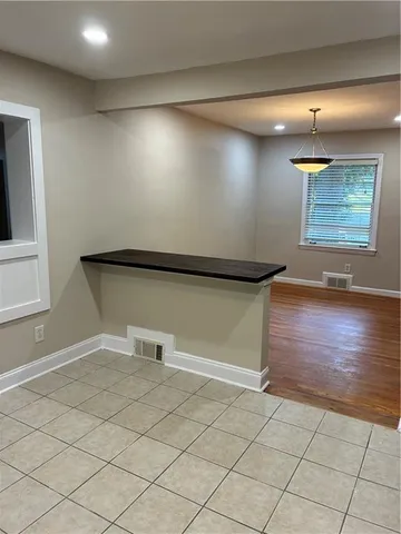 a view of room with window