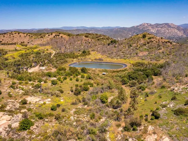 a view of lake and mountain