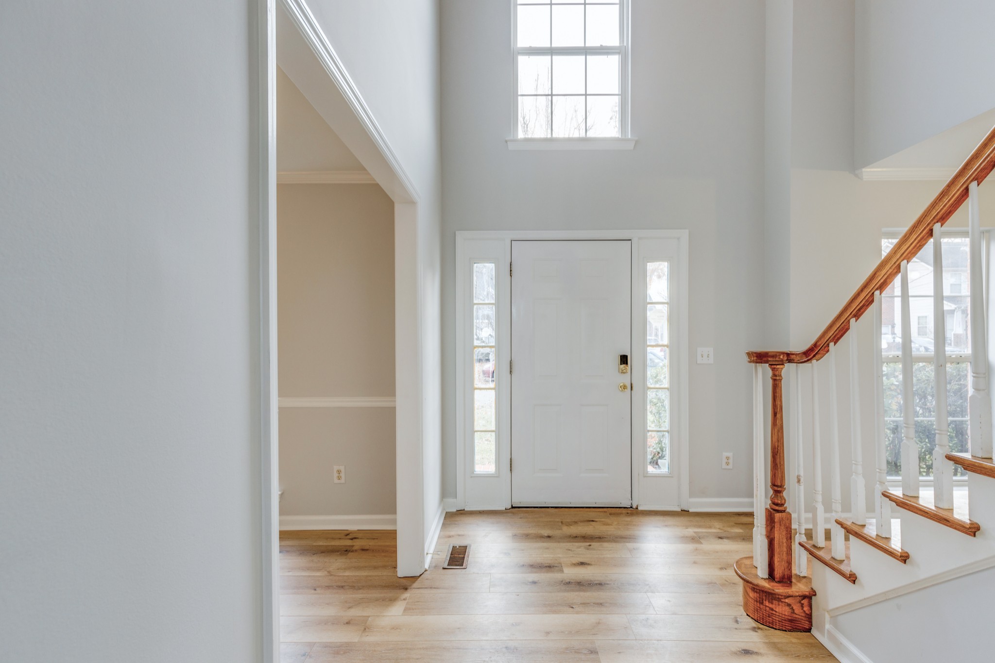 2829 Rader Ridge Court Antioch, TN 37013 - Photo 4 of 35 a view of an entryway with wooden floor and door