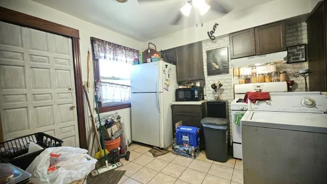 a room with storage and utility