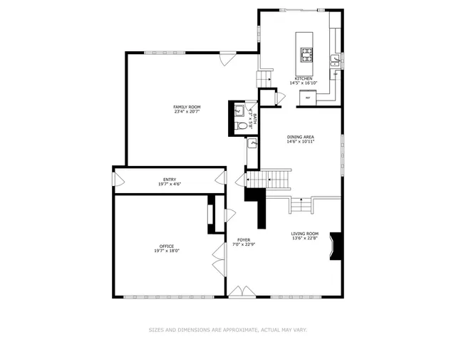 a picture of a floor plan
