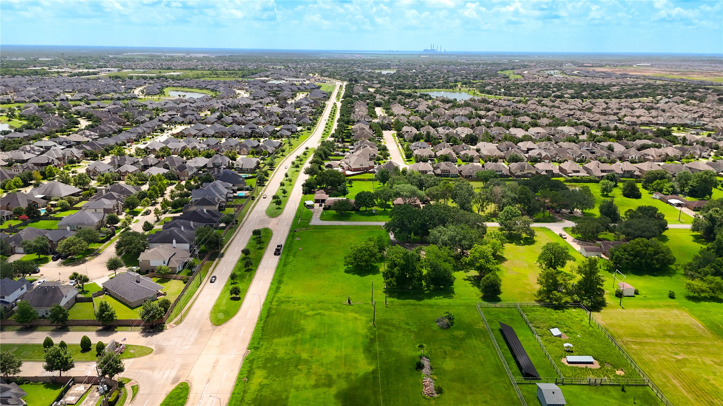 602 Sycamore Road Richmond, TX 77469 - Photo 22 of 22 an aerial view of residential houses with outdoor space