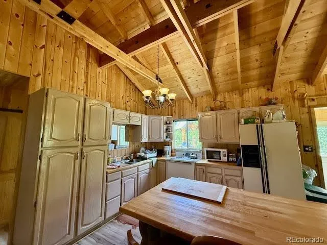 a view of a park with slide