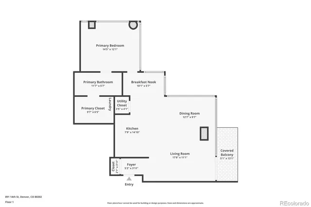 $725,000 | 891 14th Street, Unit 1917, Denver, CO 80202