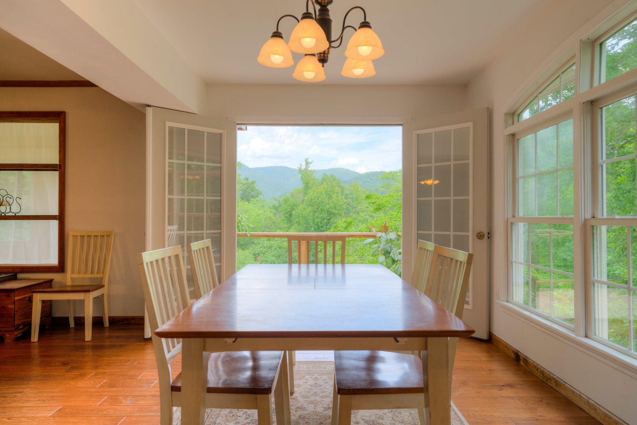 1201 Runnett Bag Road Ferrum, VA 24088 - Photo 2 of 49 a view of a dining room with furniture window and wooden floor