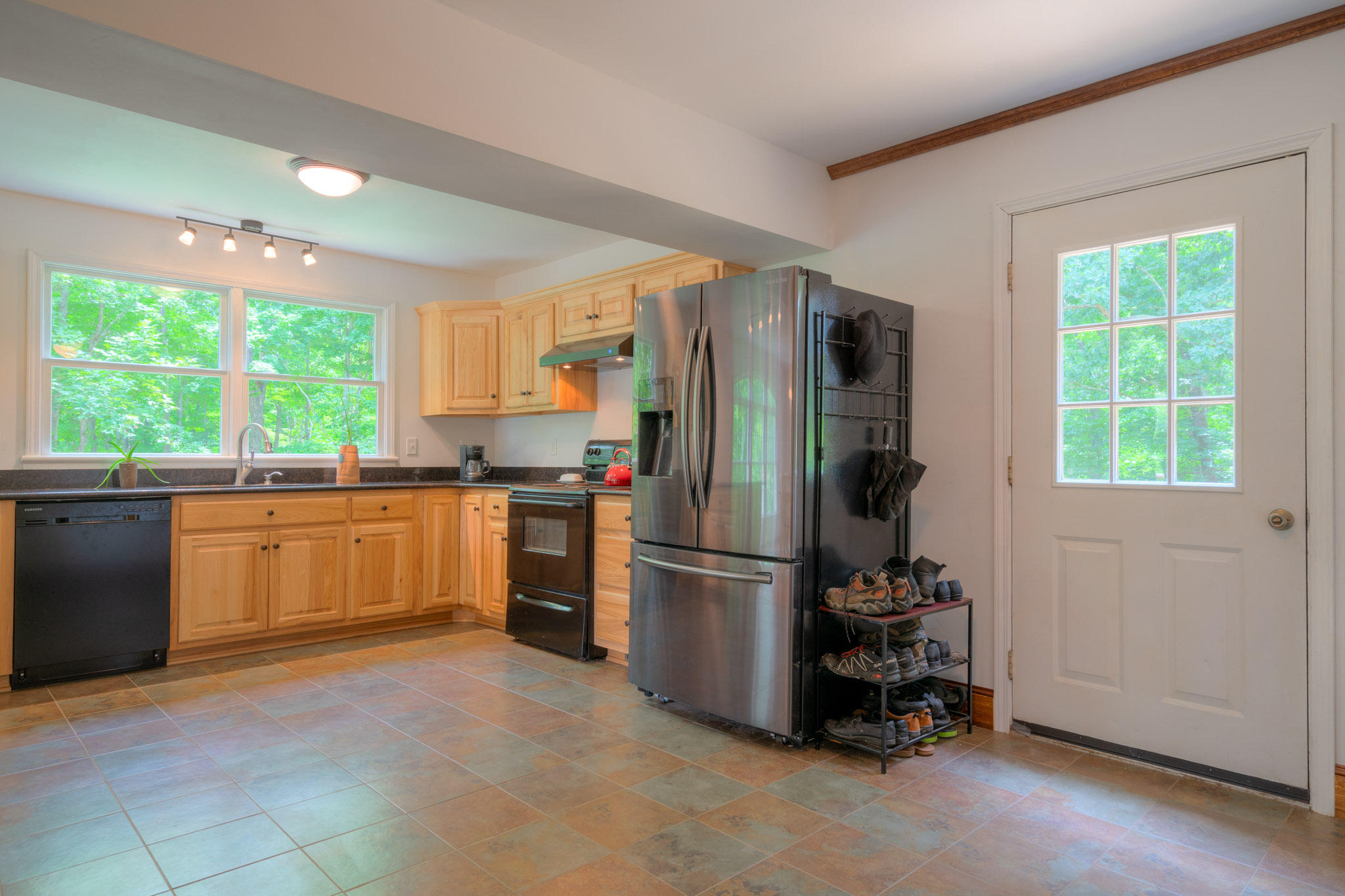 1201 Runnett Bag Road Ferrum, VA 24088 - Photo 16 of 49 a kitchen with a refrigerator and a sink