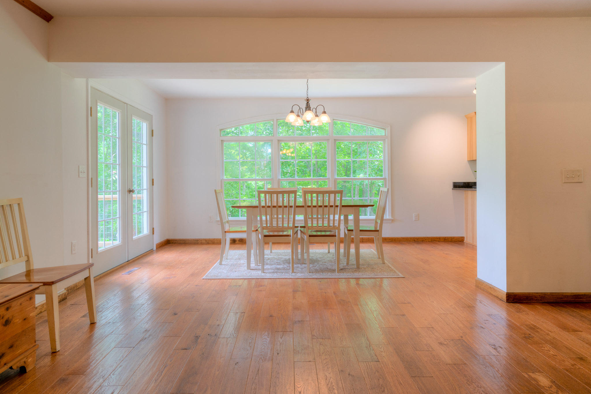 1201 Runnett Bag Road Ferrum, VA 24088 - Photo 23 of 49 wooden floor in an empty room with a window
