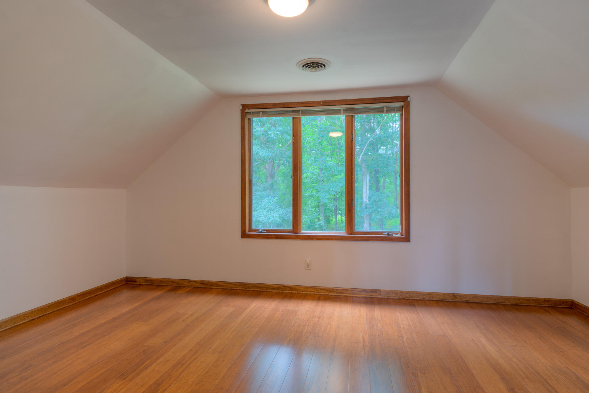 1201 Runnett Bag Road Ferrum, VA 24088 - Photo 32 of 49 a view of an empty room with wooden floor and a window