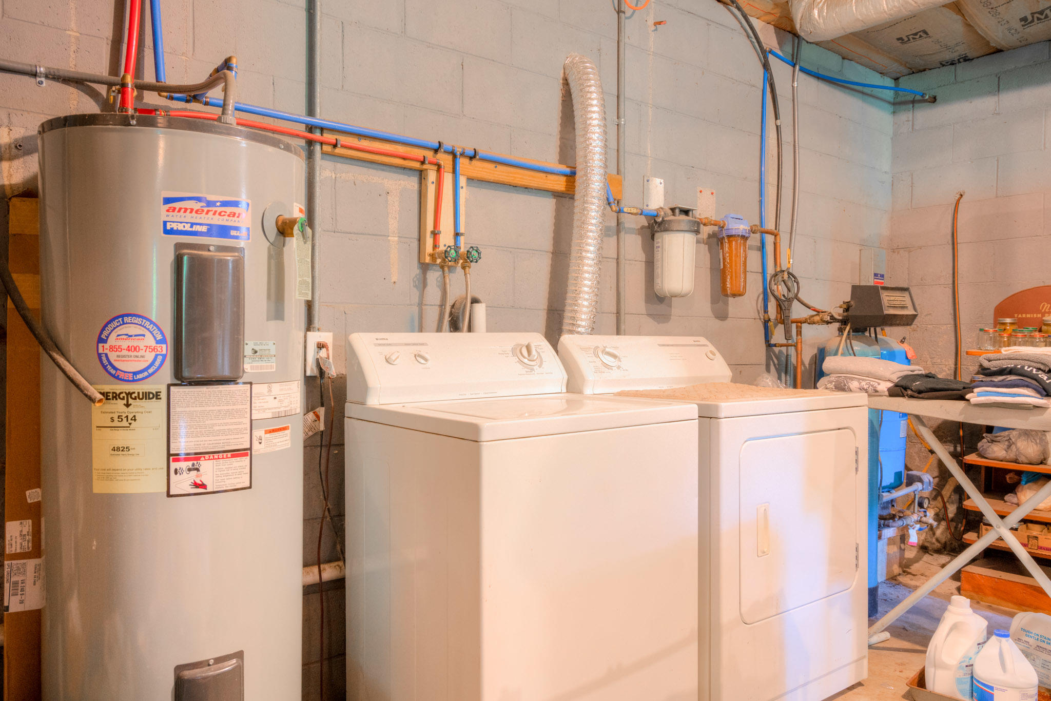 1201 Runnett Bag Road Ferrum, VA 24088 - Photo 39 of 49 a utility room with dryer and washer