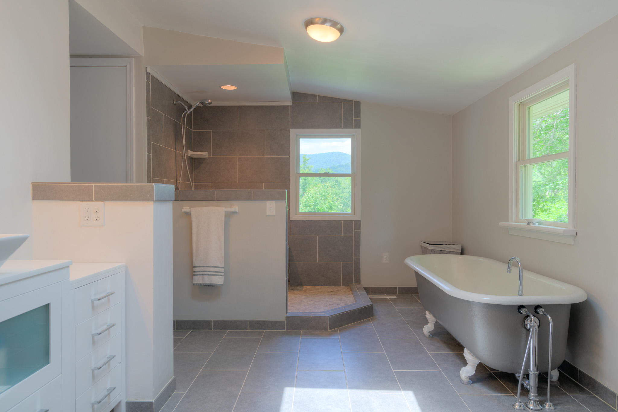 1201 Runnett Bag Road Ferrum, VA 24088 - Photo 5 of 49 a bathroom with a sink a toilet and tub