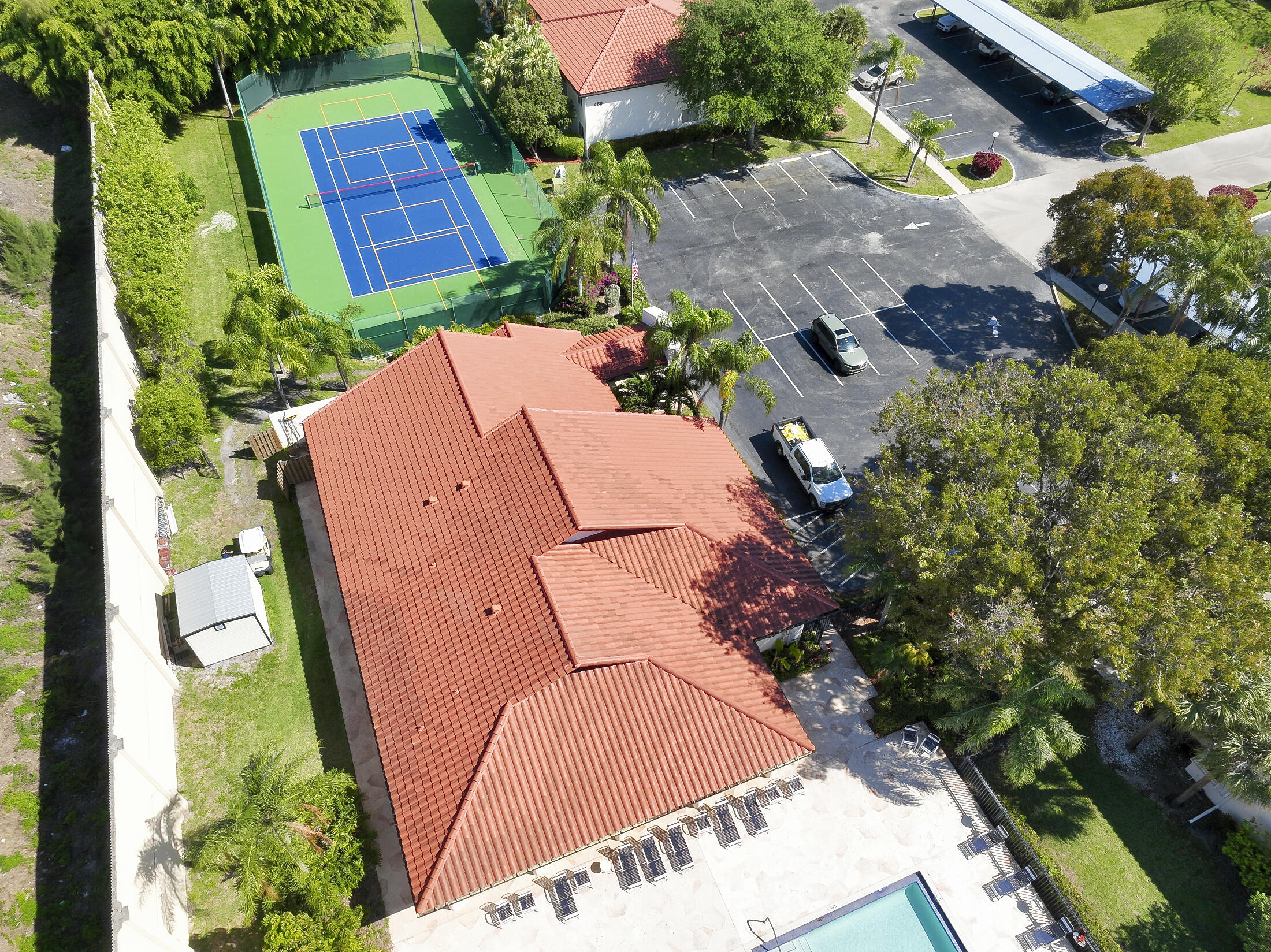 380 Northwest 67th Street, Unit 101 Boca Raton, FL 33487 - Photo 37 of 44 an aerial view of a house having yard