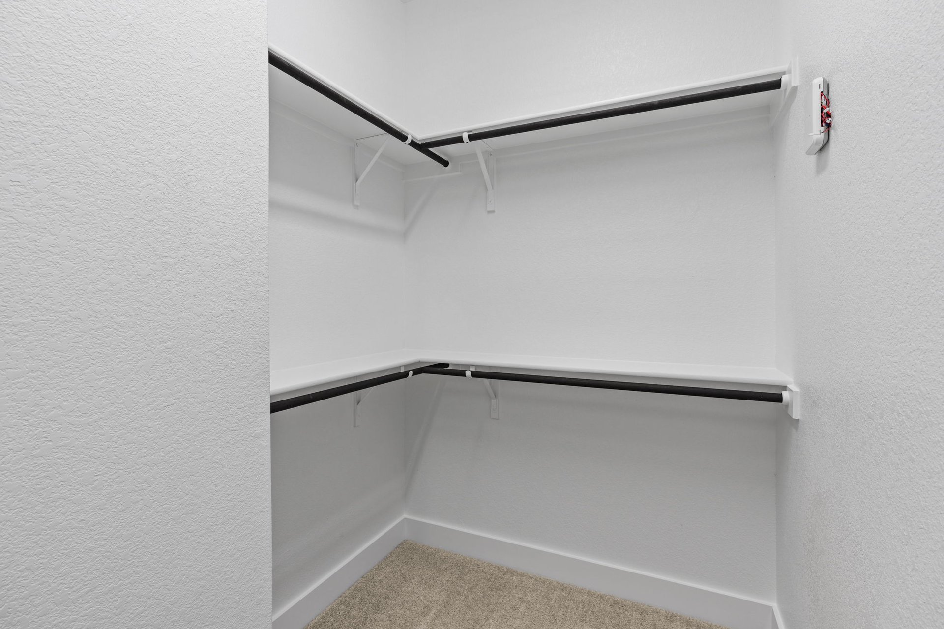 1908 Crimson Sunset Drive Georgetown, TX 78628 - Photo 32 of 40 a view of an empty walk in closet
