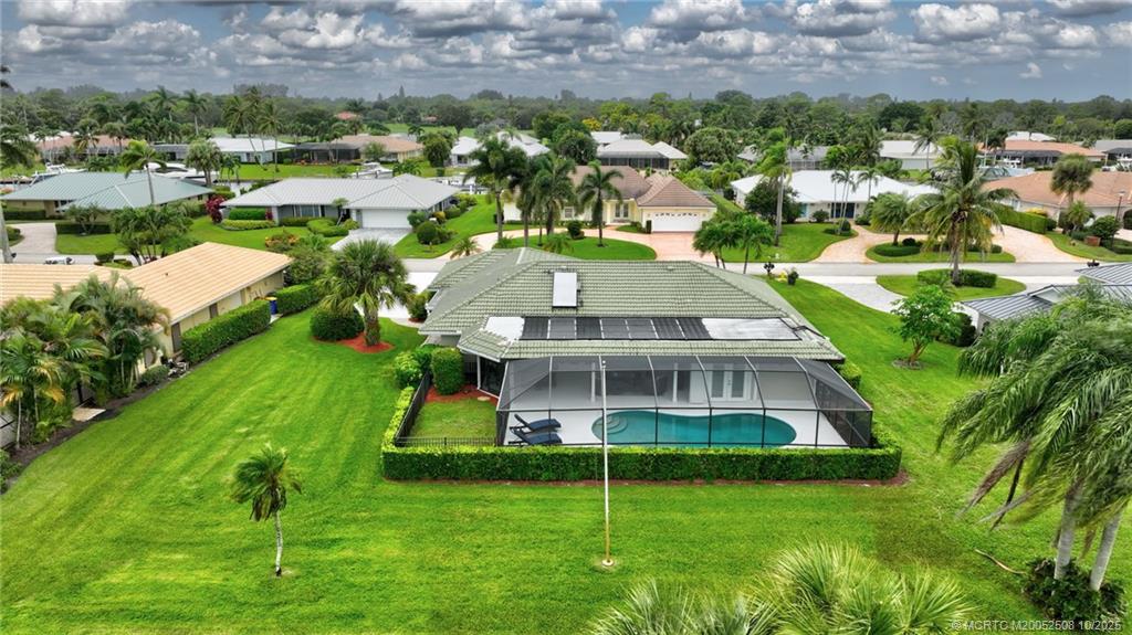 3353 Southeast Fairway East Stuart, FL 34997 - Photo 51 of 55 an aerial view of a house