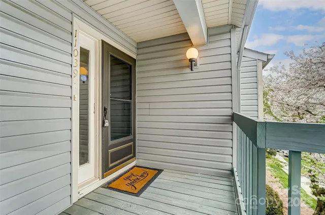 a view of a door of the house