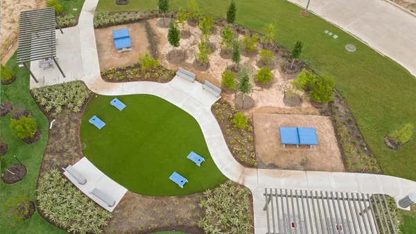 a view of a swimming pool with outdoor space
