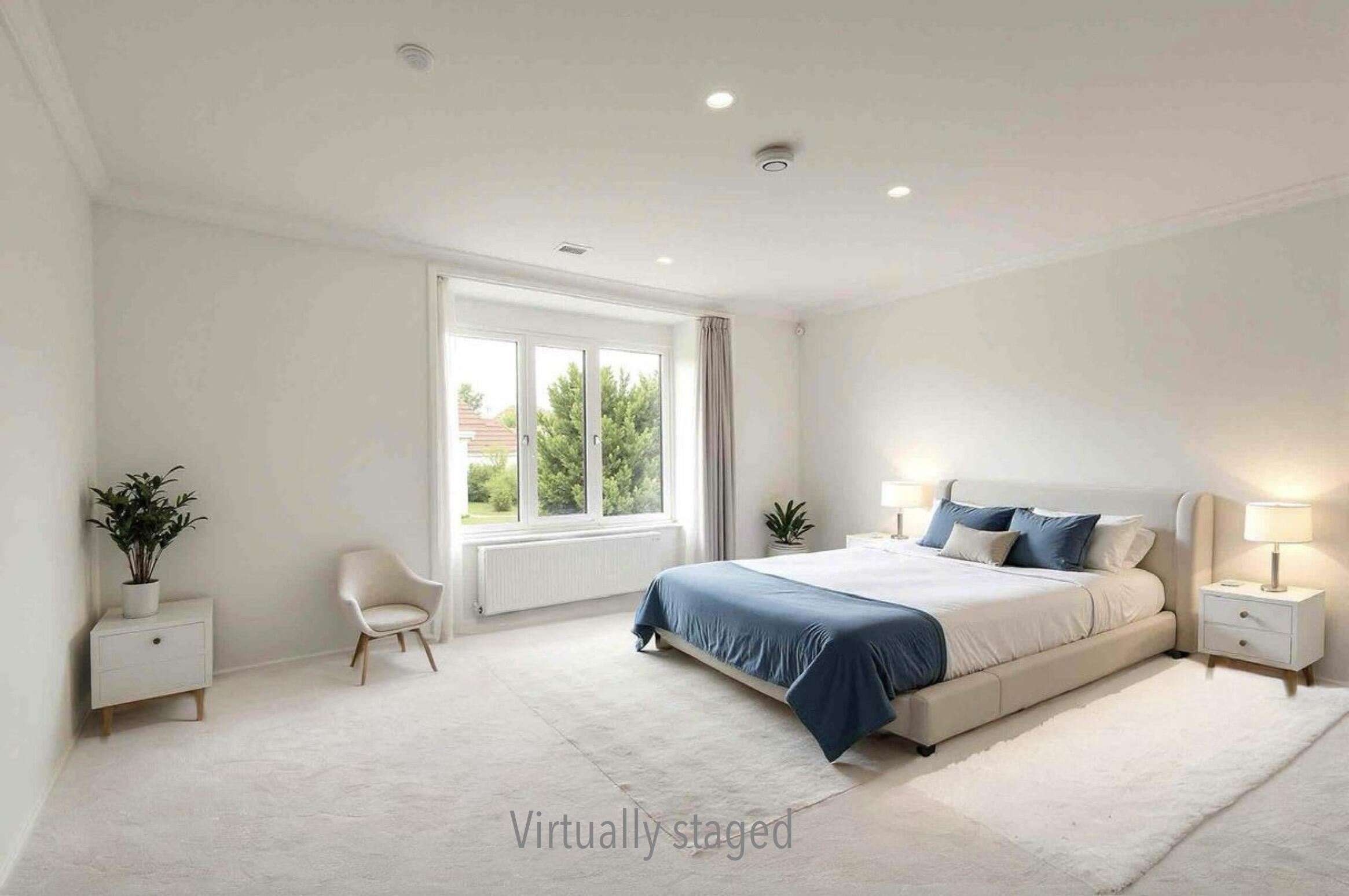 3318 One Oak Road Roanoke, VA 24018 - Photo 21 of 43 a bedroom with a large bed and a window