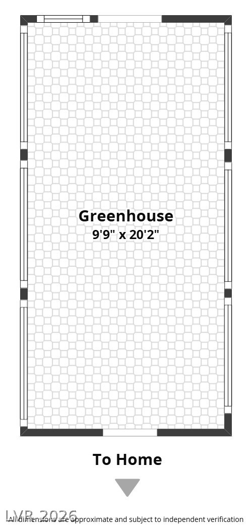 1831 West Horn Road Pahrump, NV 89048 - Photo 54 of 59 Cultivate your green thumb in this spacious greenhouse, a perfect sanctuary for plants and gardening pursuits.