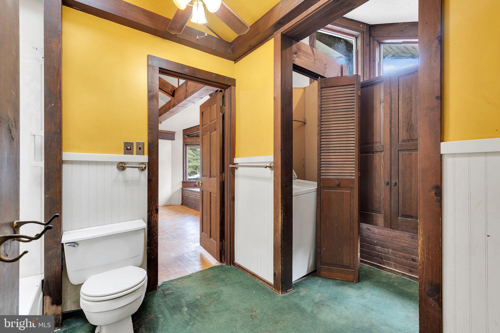 47 South Locust Avenue Salem, NJ 08079 - Photo 11 of 46 a bathroom with a glass door shower and a toilet