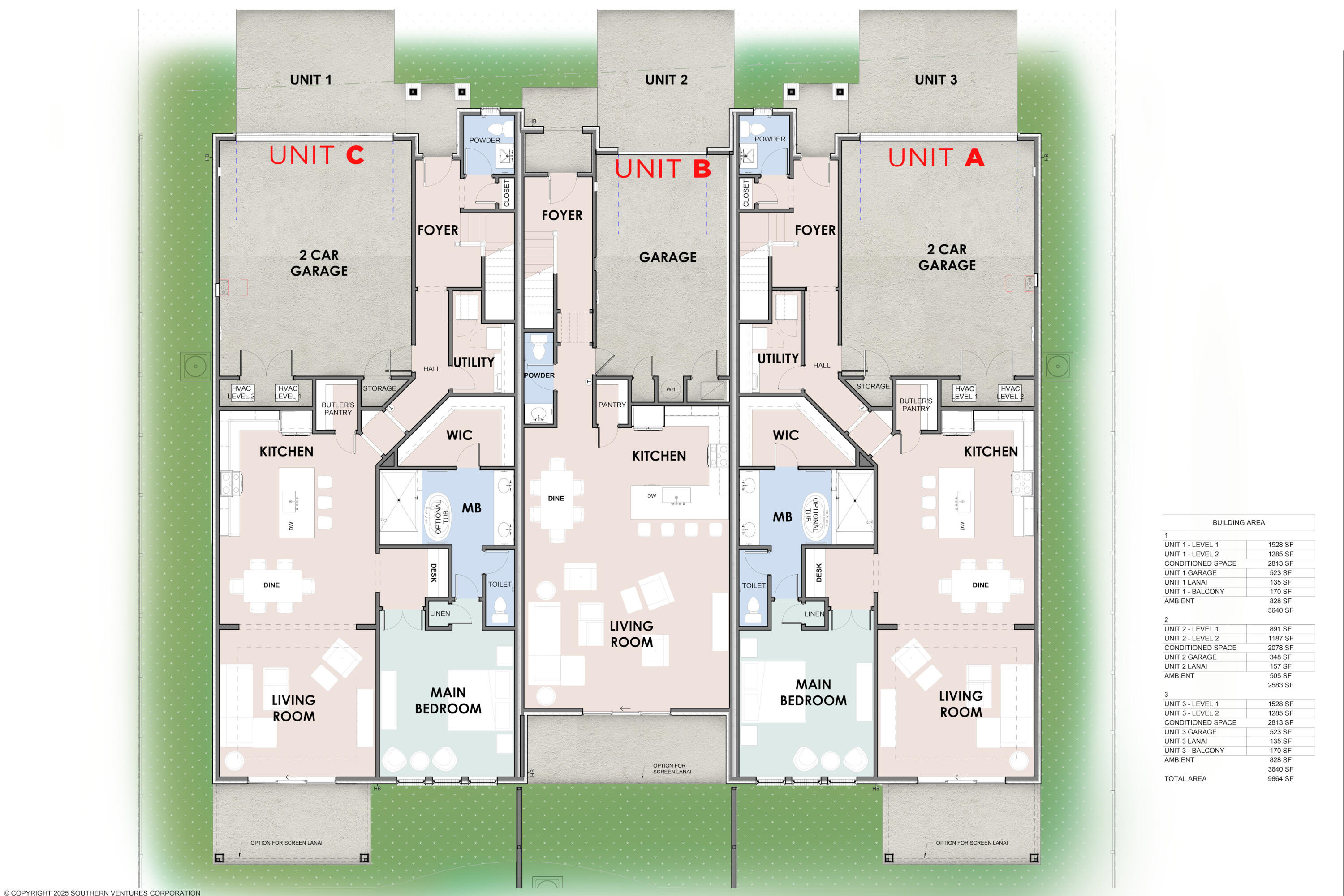 286 Kidd Street, Unit C Fort Walton Beach, FL 32548 - Photo 3 of 4 a view of kitchen with white cabinets and refrigerator