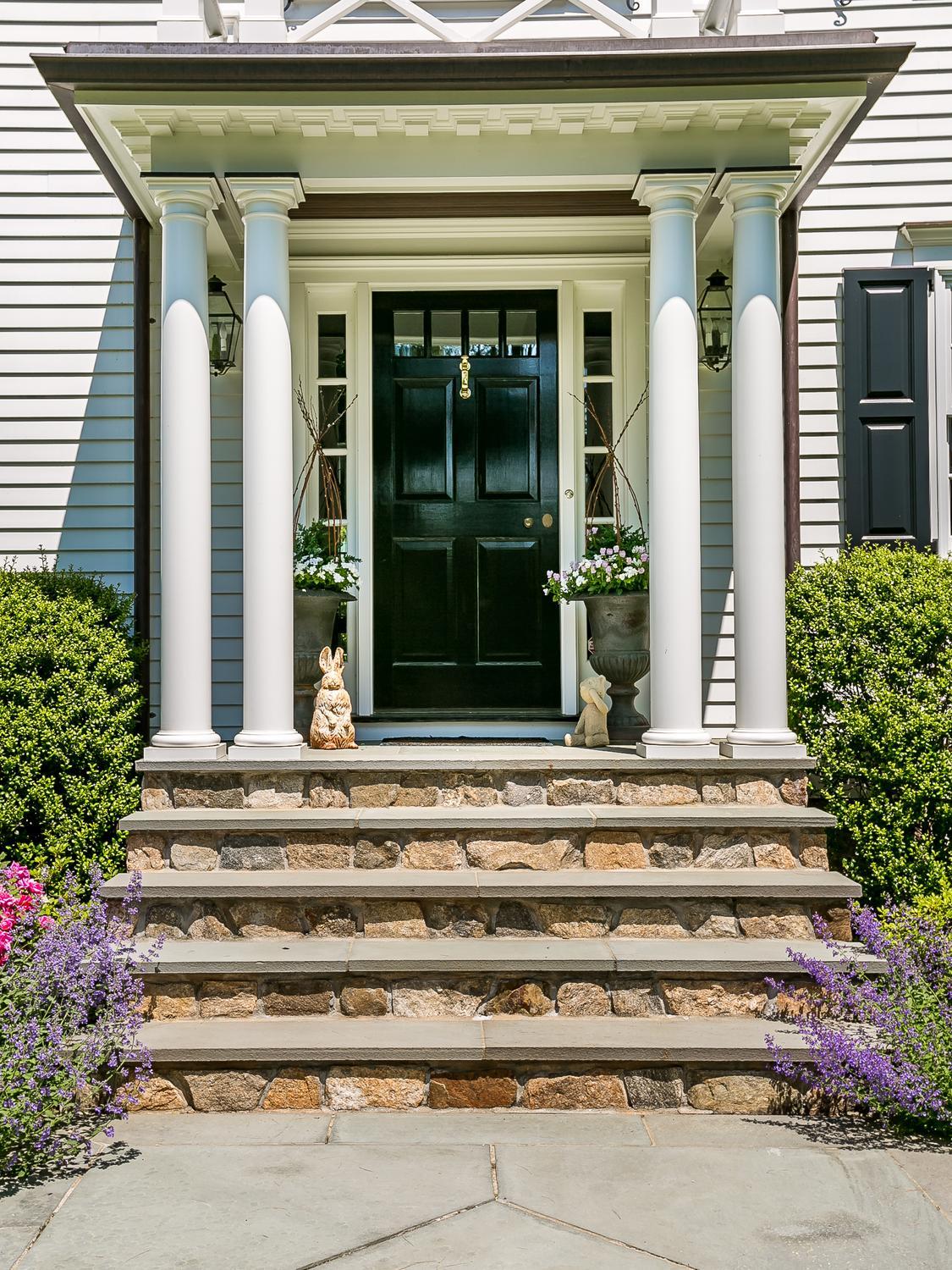 94 Marshall Ridge Road New Canaan, CT 06840 - Photo 37 of 50 a view of a entryway door of the house