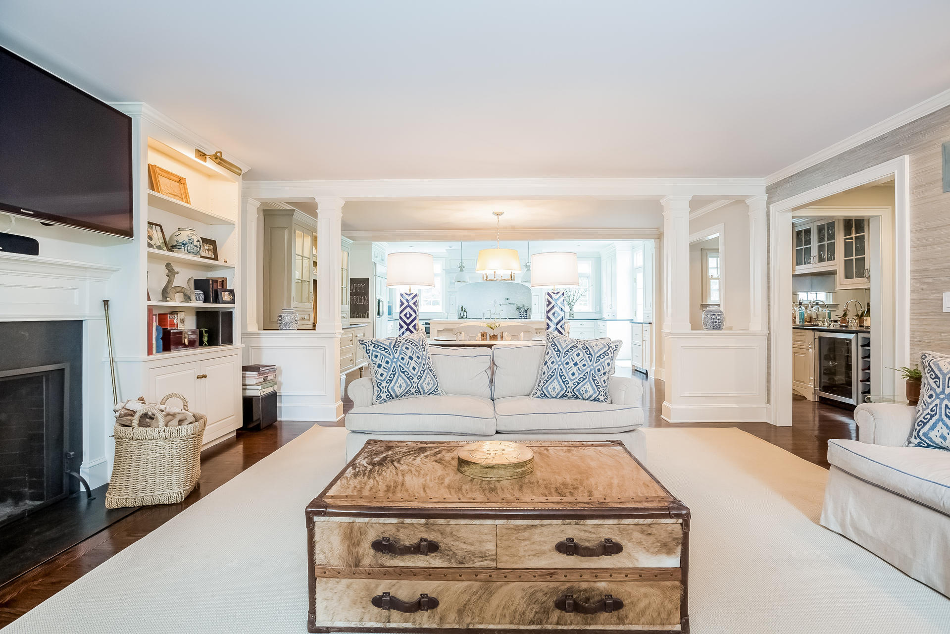 94 Marshall Ridge Road New Canaan, CT 06840 - Photo 7 of 50 a room with pool table and flat screen tv