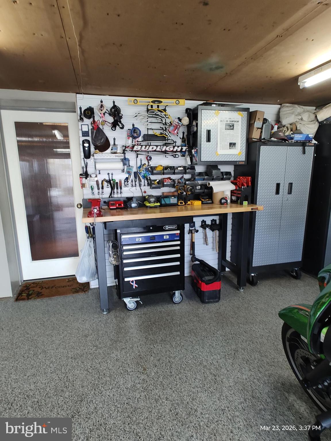 4728 Bucks School House Road Baltimore, MD 21237 - Photo 63 of 64 Workbench in garage stays!