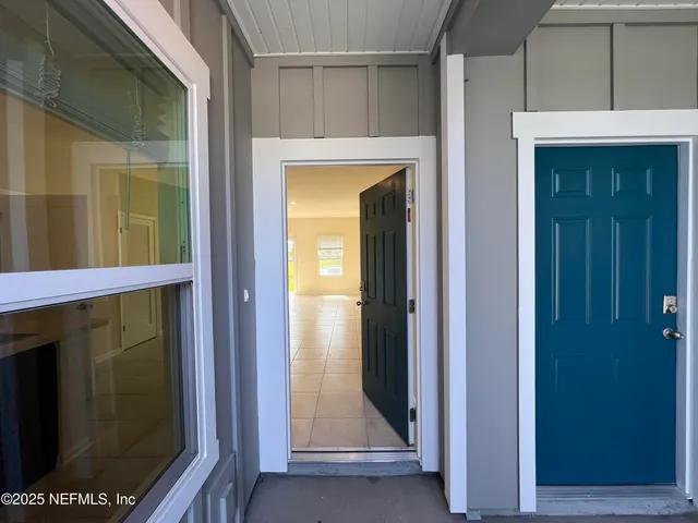 a view of an entryway door