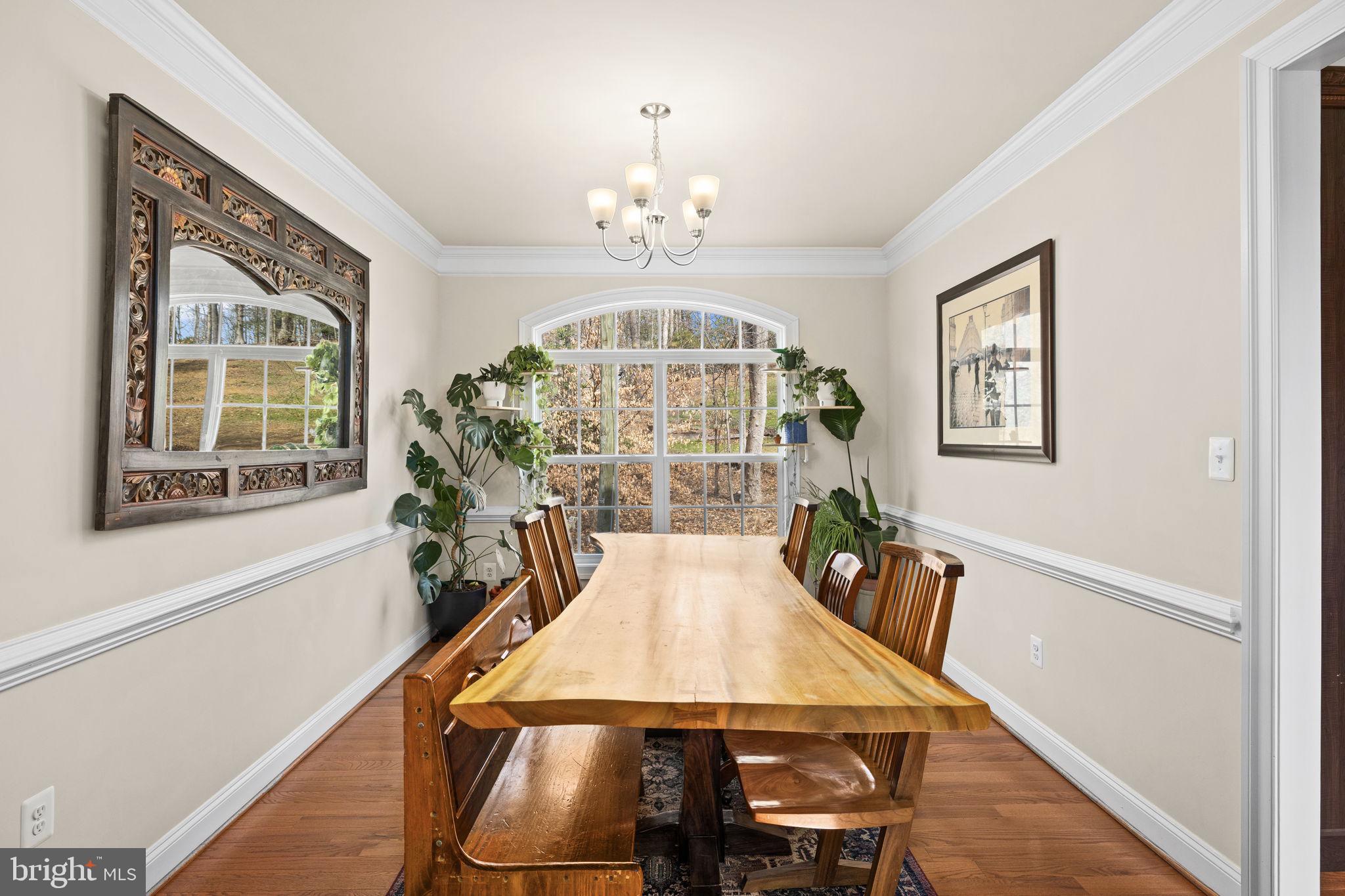 476 Decatur Road Stafford, VA 22554 - Photo 13 of 62 Dining room with crown molding and chair rails