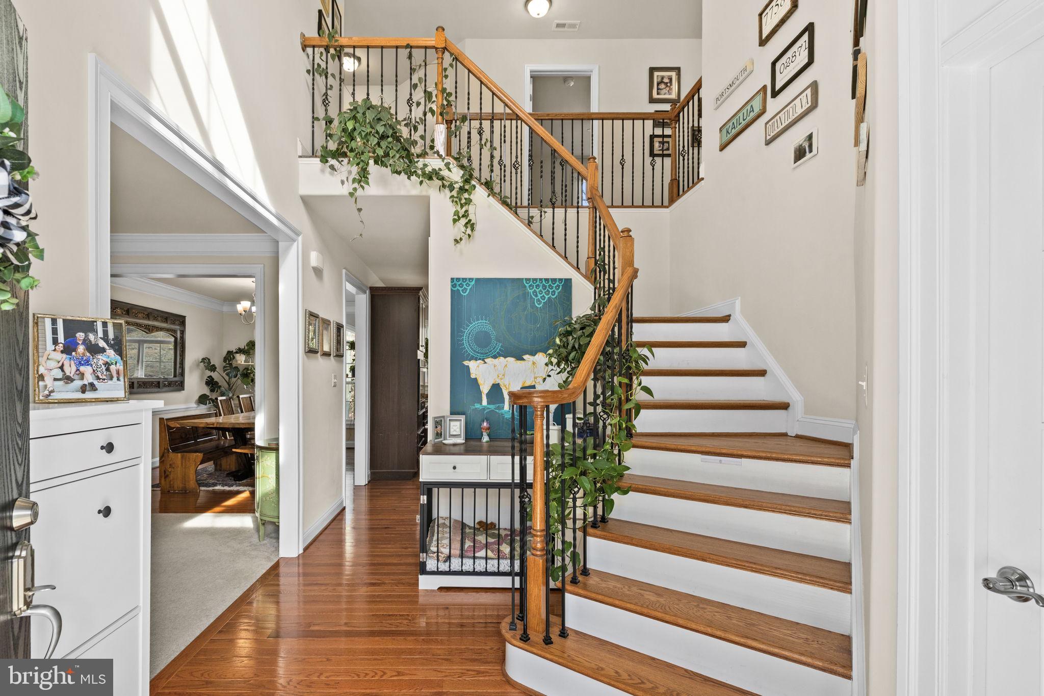 476 Decatur Road Stafford, VA 22554 - Photo 9 of 62 Cured staircase and natural hardwood