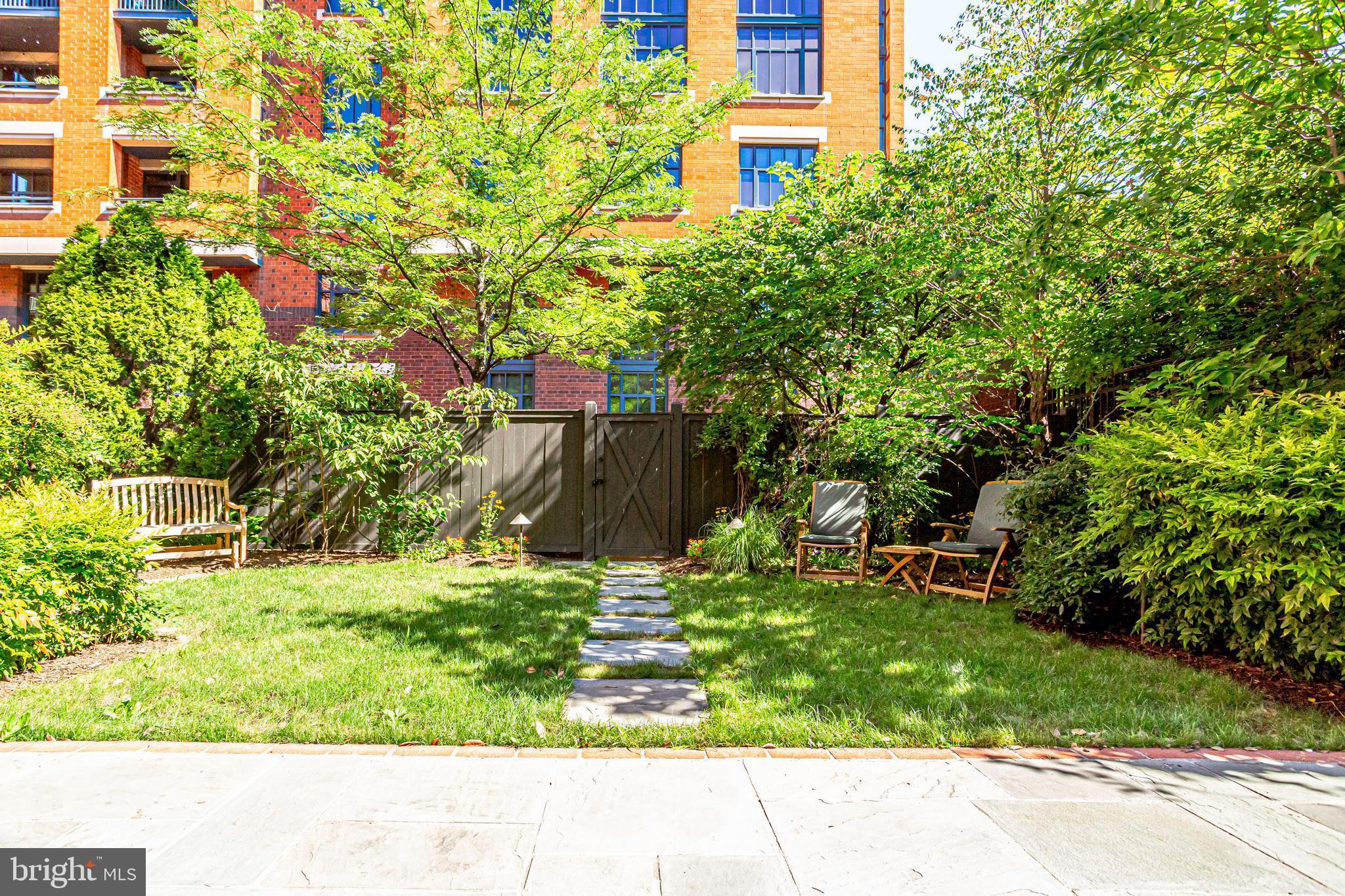215 I Street Northeast, Unit 104 Washington, DC 20002 - Photo 45 of 63 Wonderful private garden.