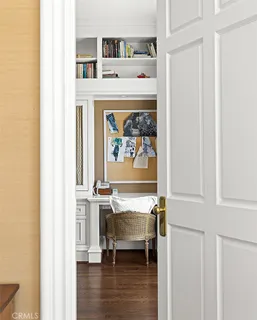 a utility room with a window