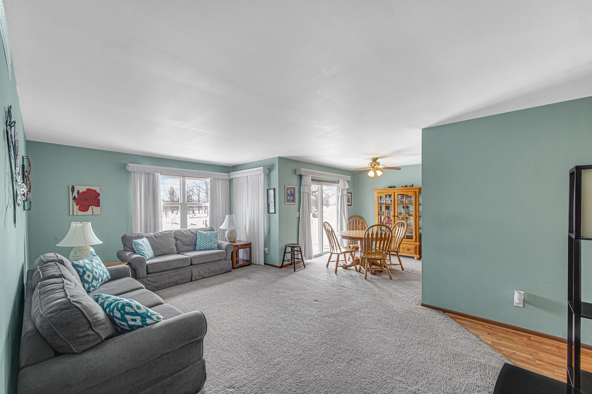 8613 Van Buren Street Merrillville, IN 46410 - Photo 4 of 18 a living room with furniture and a window