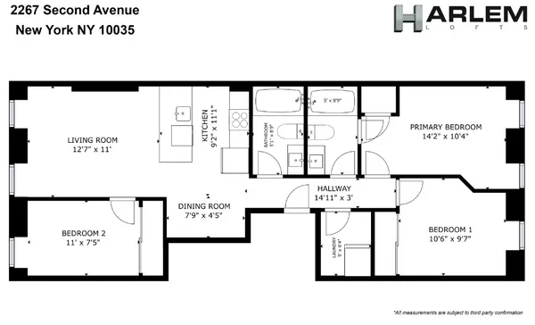$3,750 | 2267 2nd Avenue, Unit 2 | East Harlem