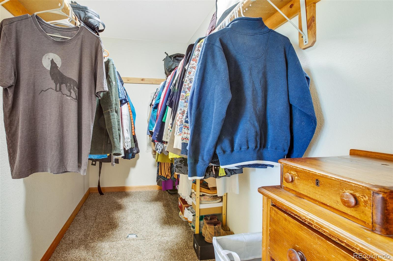 119 Bristlecone Lane Fairplay, CO 80440 - Photo 28 of 49 a view of walk in closet with clothes