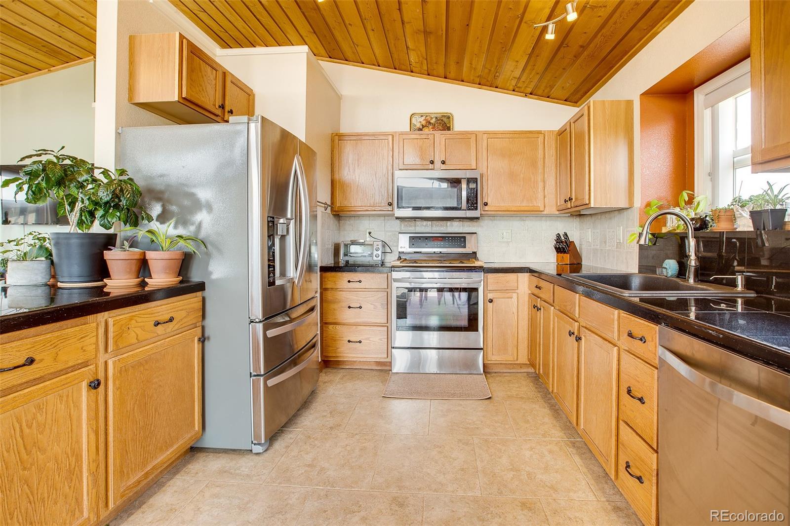 119 Bristlecone Lane Fairplay, CO 80440 - Photo 6 of 49 a kitchen with stainless steel appliances a sink and cabinets