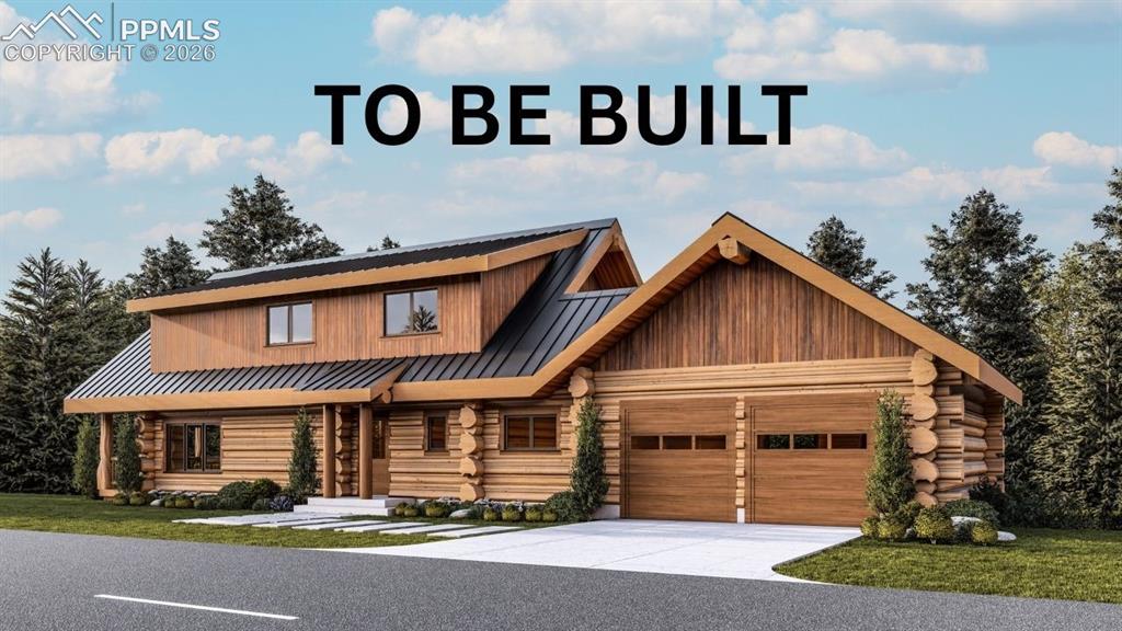 9297 Chipita Park Road Cascade, CO 80809 - Photo 1 of 25 a front view of a house with garage